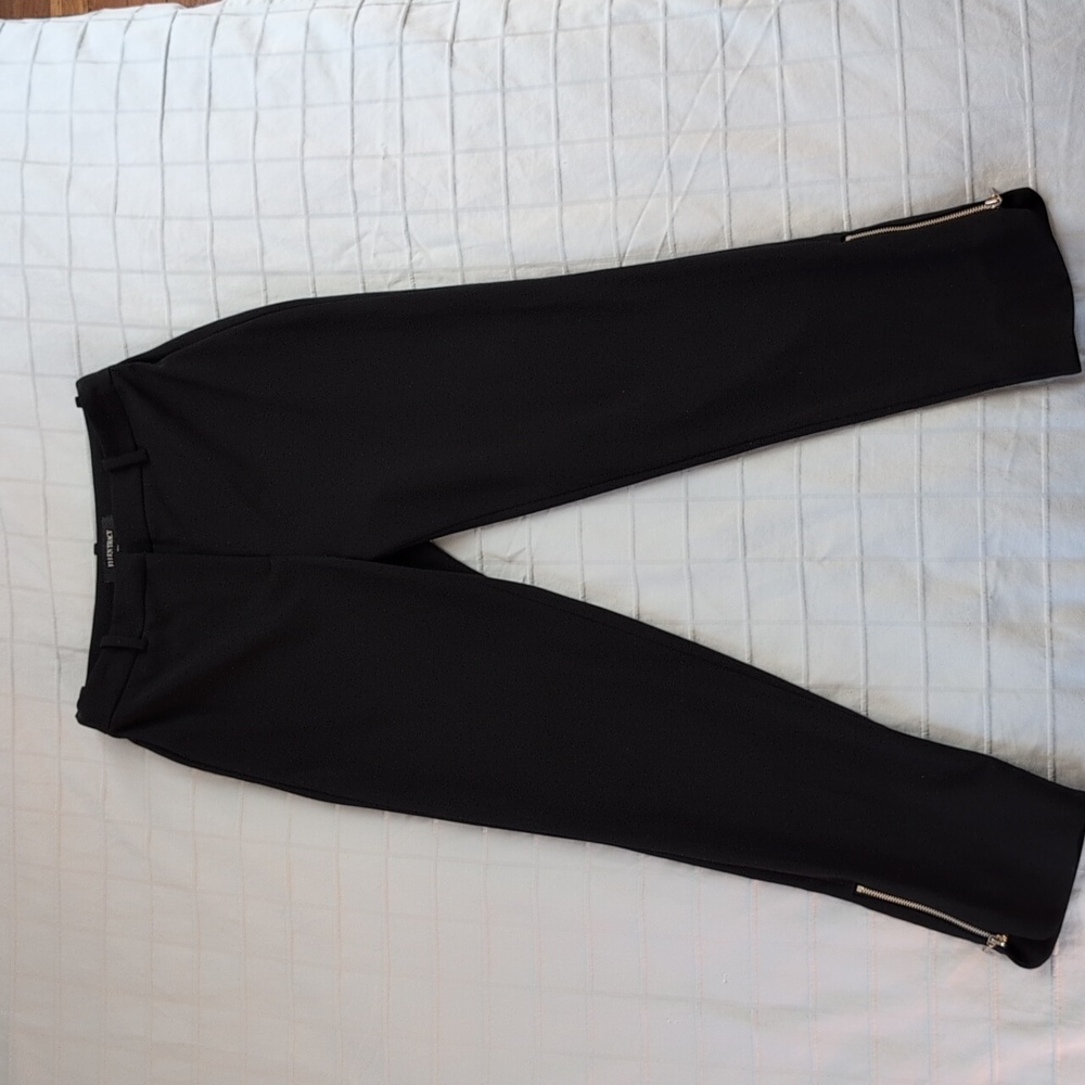 Cropped Black Pants Women's